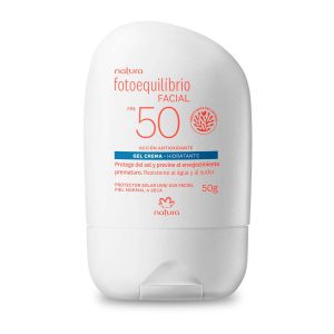 Protector solar facial en gel crema FPS 50